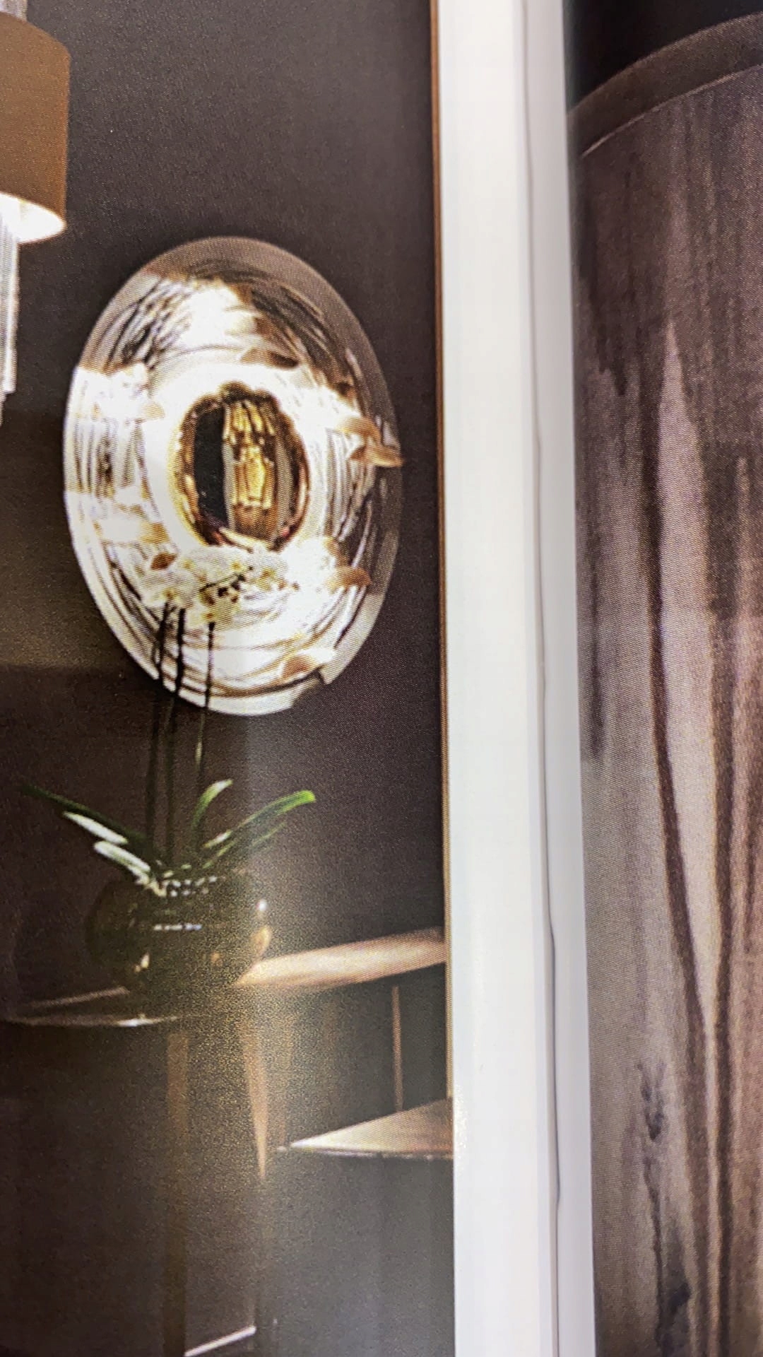 Designer MURPHY Wall Lamp 80cm Kolekcja Gold