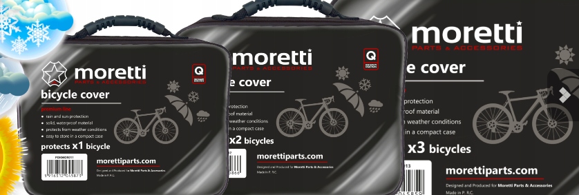 POKROWIEC PLANDEKA ROWEROWA NA 1 ROWER UNIWERSALNY Kolor dominujący czarny