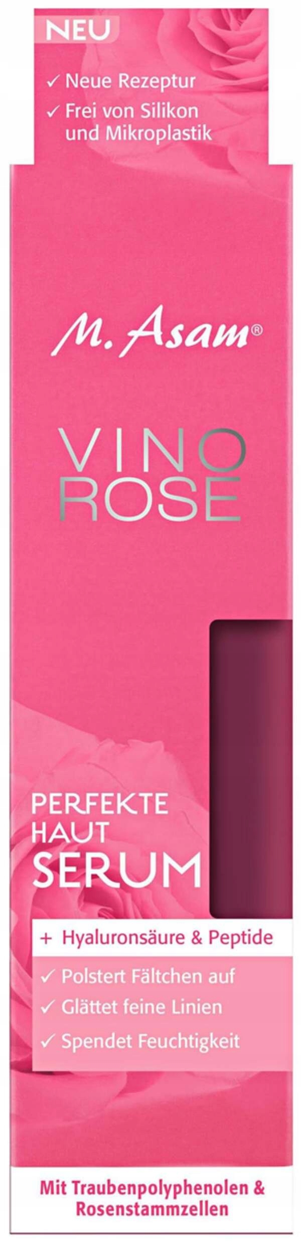 Pleťové sérum M. Asam Vino Rose 50 ml, pečující, hydratační, originální