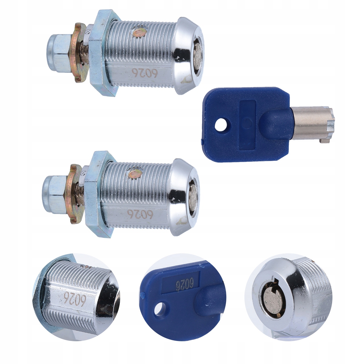 ZAMEK DRZWI KASOWYCH SZUFLADA NA KLUCZ ZAMYKA SKRZYNKĘ NARZĘDZIOWĄ Marka bez marki