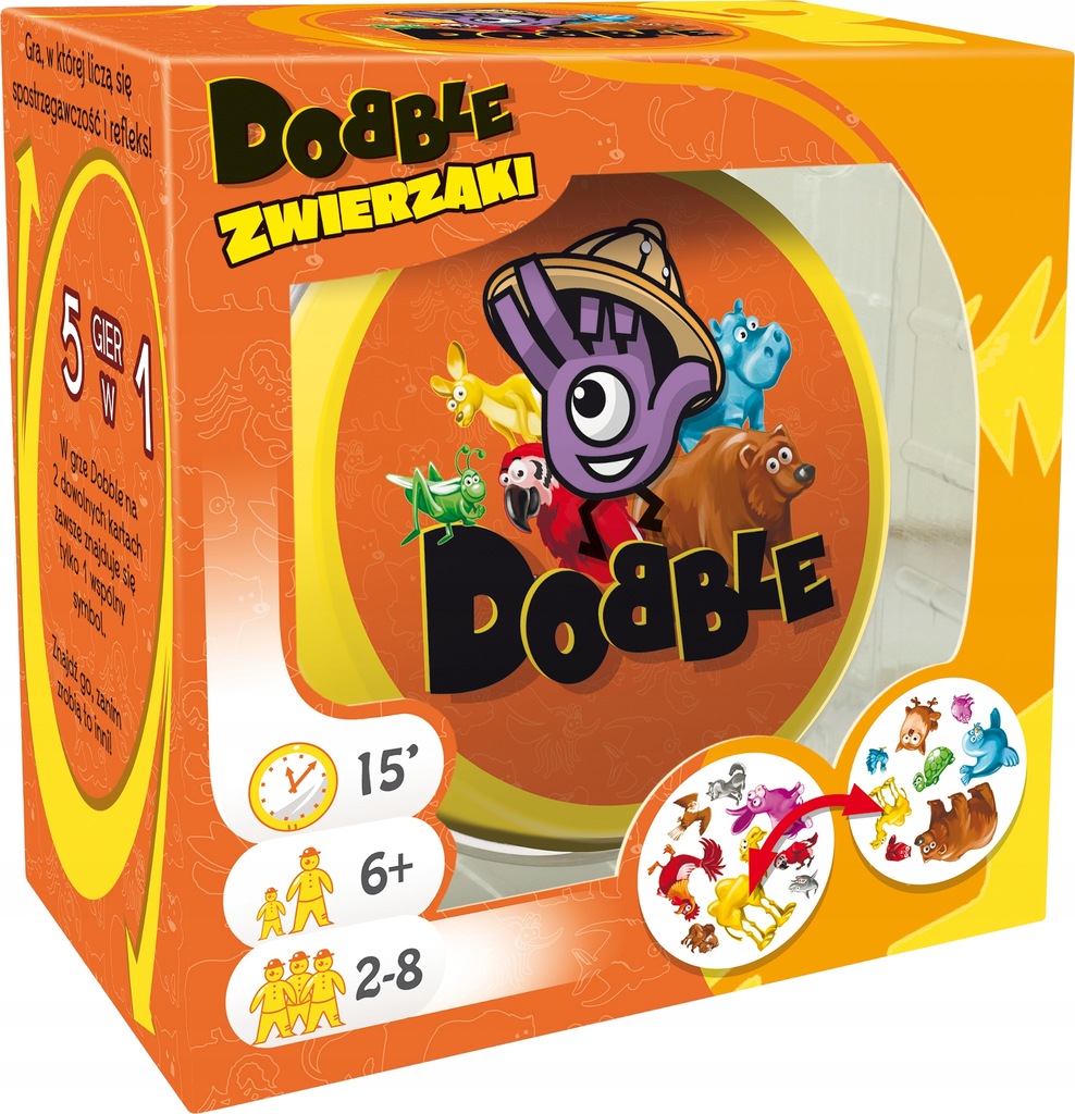 Dobble Zwierzaki Rebel M.