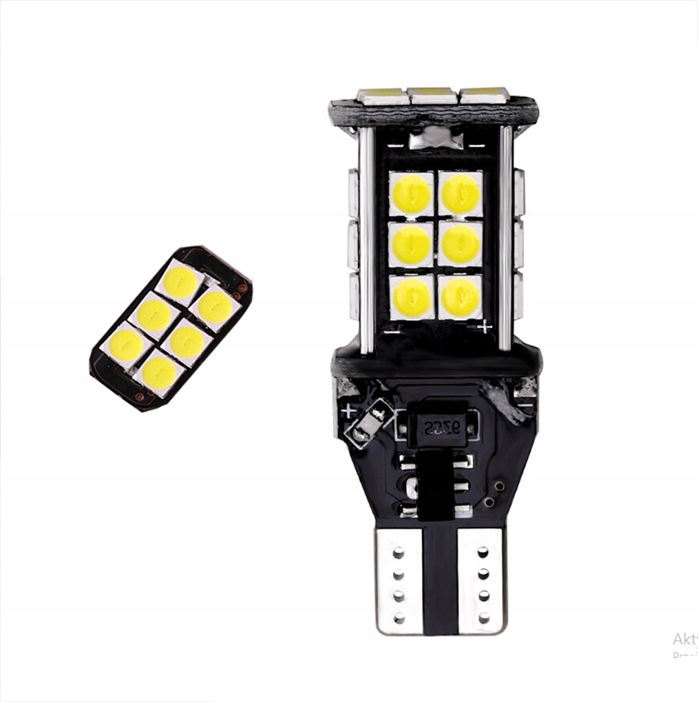 

Żarówka W16W Led Z Przetwornicą 12V W2.1x9.5D