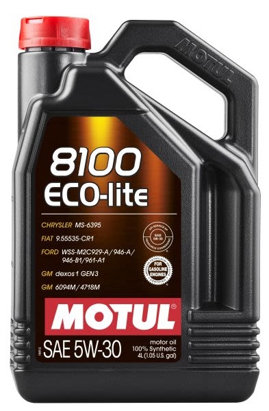 

Motul 8100 Eco-lite 5W30 4L Ford Gm 4718M 6094M