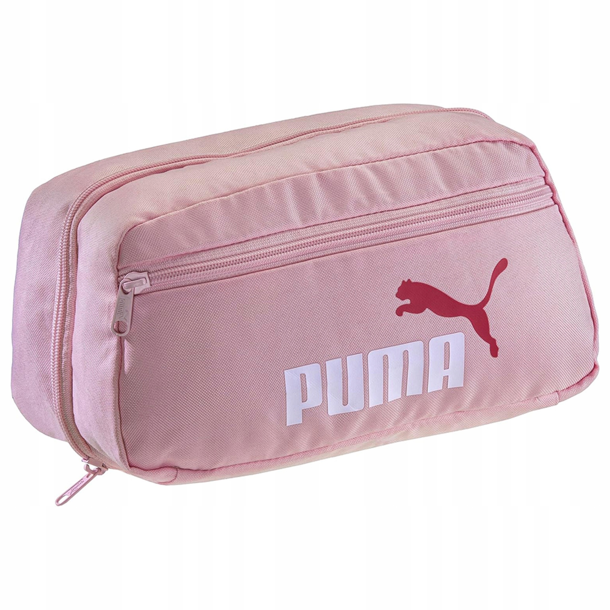 Kosmetyczka duża podróżna turystyczna Puma Washbag 28×13,5×13 cm różowa