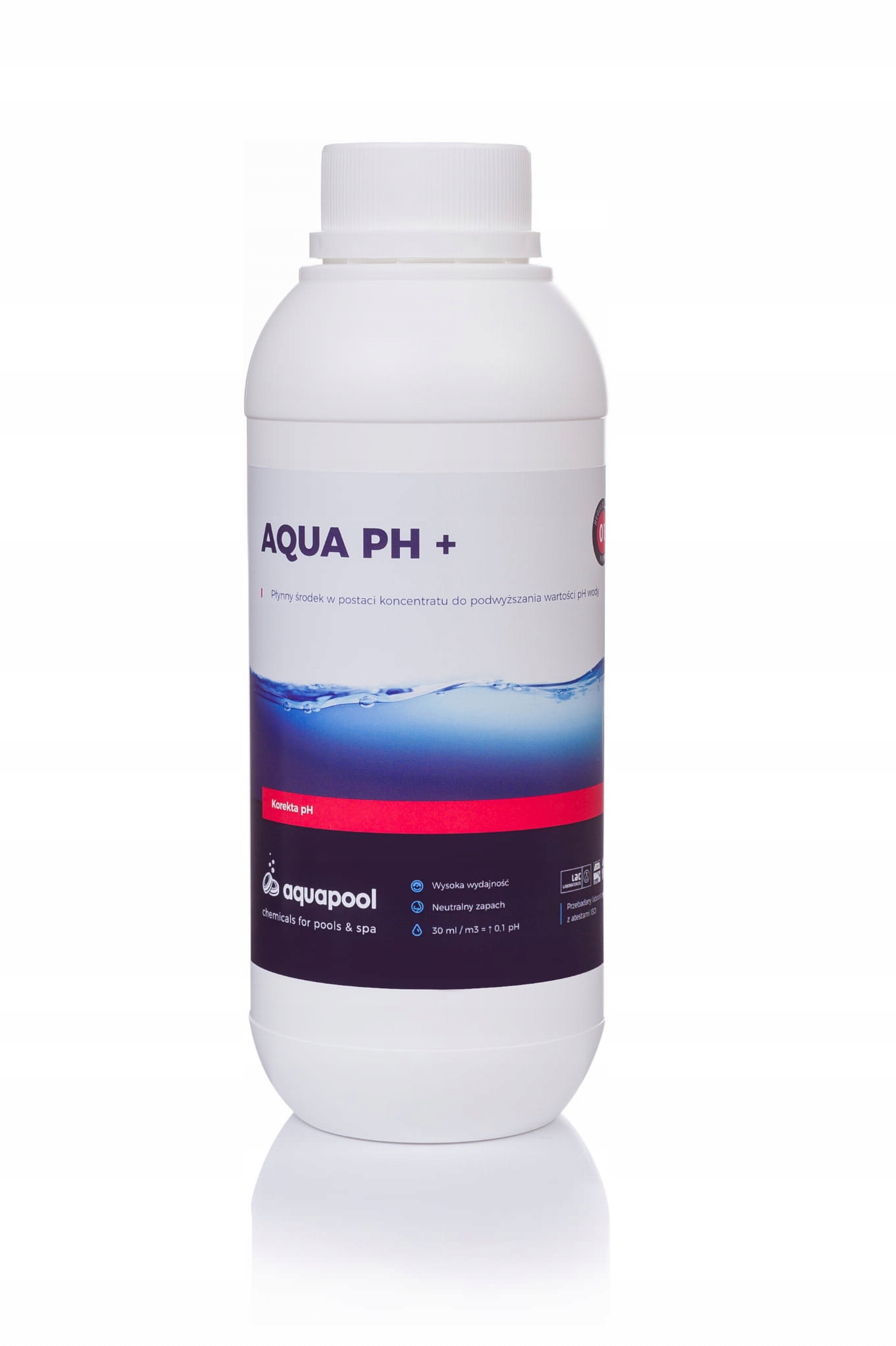 

pH Plus Do Basenu Chemia Basenowa pH + 1L Aquapool