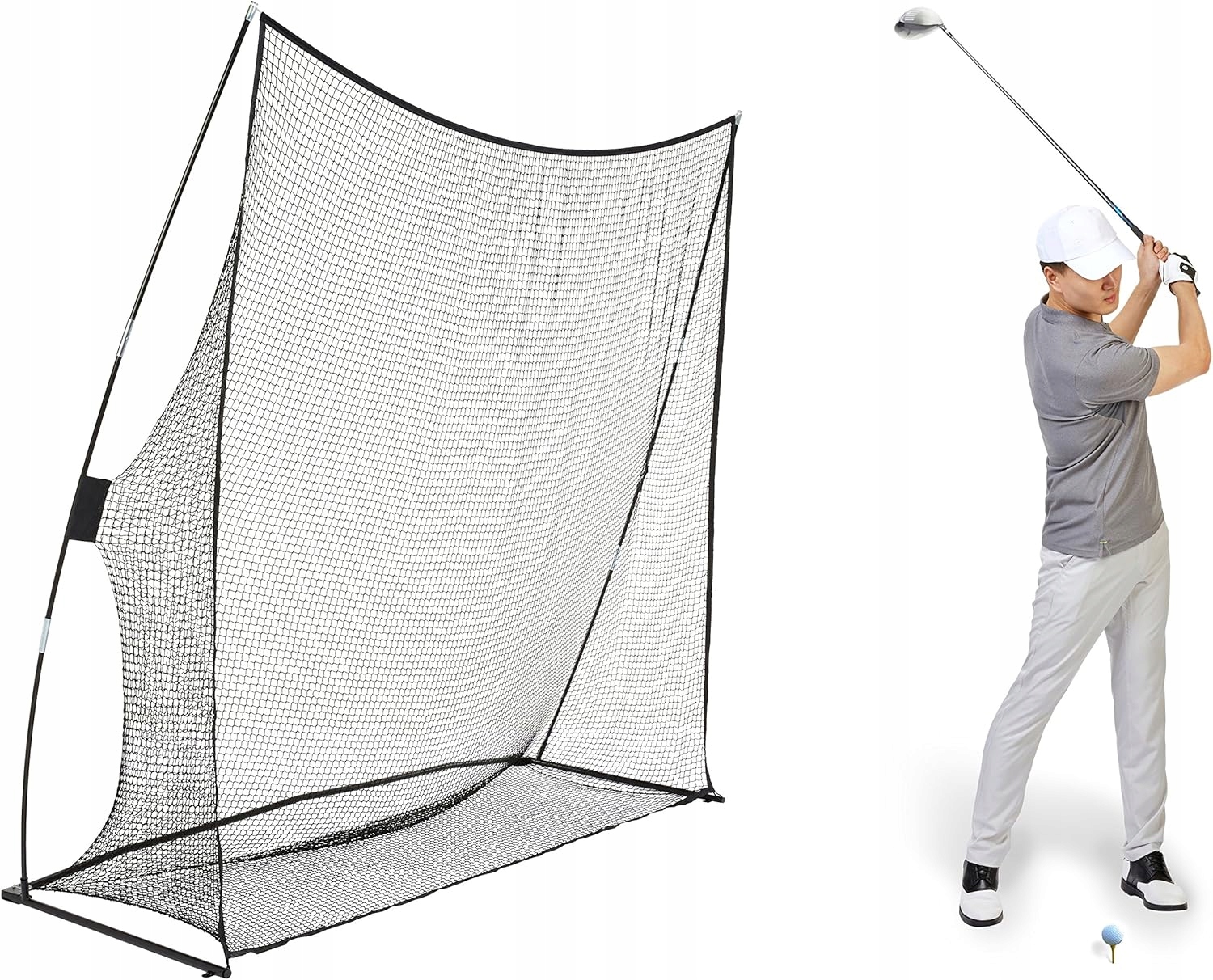 Golfová Tréninková Síť Amazon Basics 2,44 CM