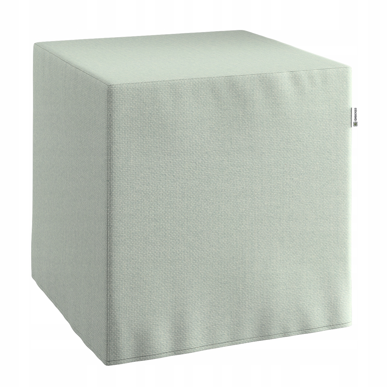 Taburet kostka 40 x 40 x 40 cm mátová