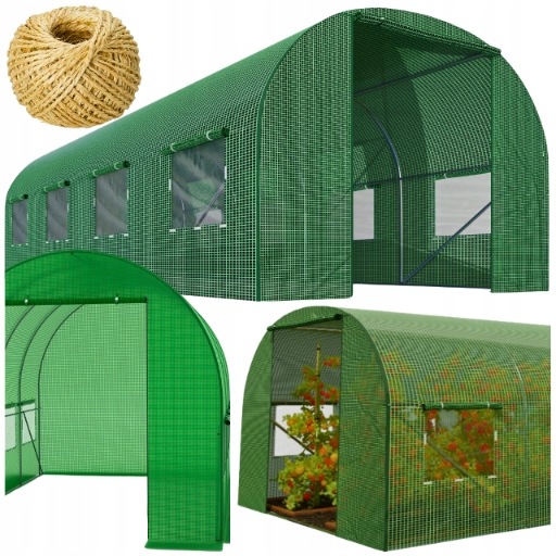 TUNEL FOLIOWY OGRODOWY SZKLARNIA DUŻY 4x2.5m FOLIAK UV-4 10m2 IMPERTOOLS Producent inna
