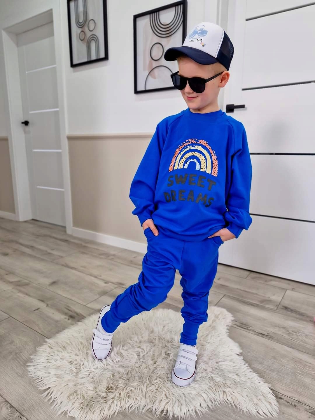 BLUZA FUN KIDS NIEBIESKA SWEET DREAMS 128/134 PL