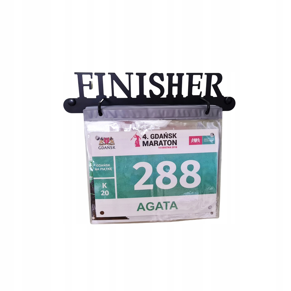 

Wieszak na numery startowe Finisher 10 koszulek