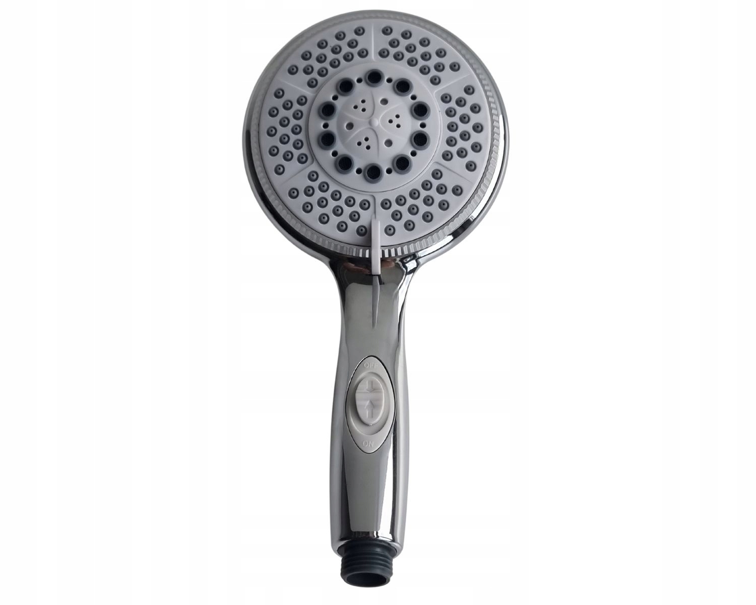 Słuchawka prysznicowa chromowana 5-funkcyjna duża