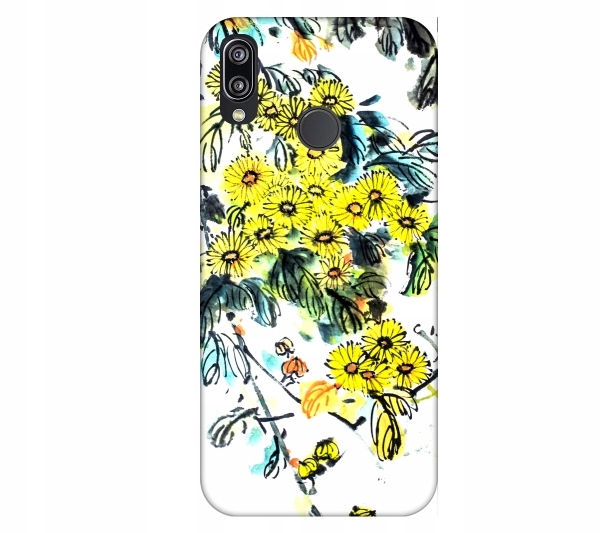 

Etui pokrowiec Huawei P20 Lite Kwiaty floral