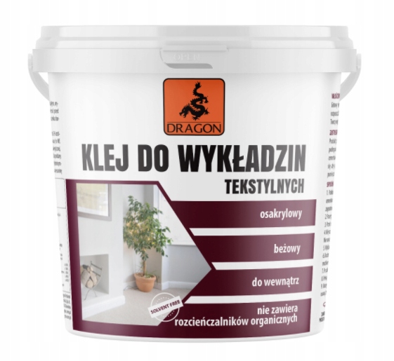 

Dragon Klej Do Wykładzin Podłogowych 1KG