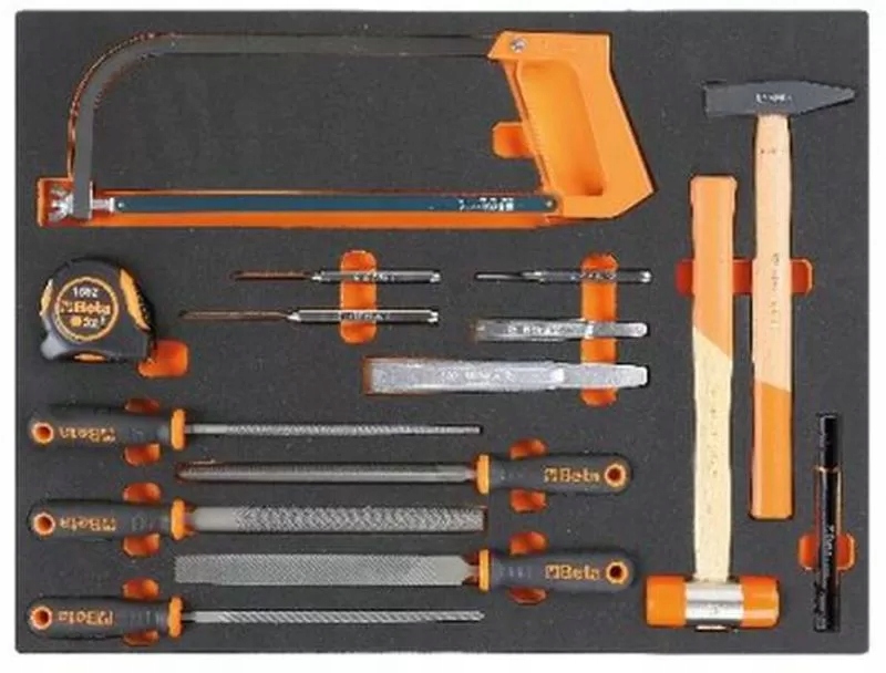 Zestaw 15 narzędzi w miękkim wkładzie profilowanym Marka Beta