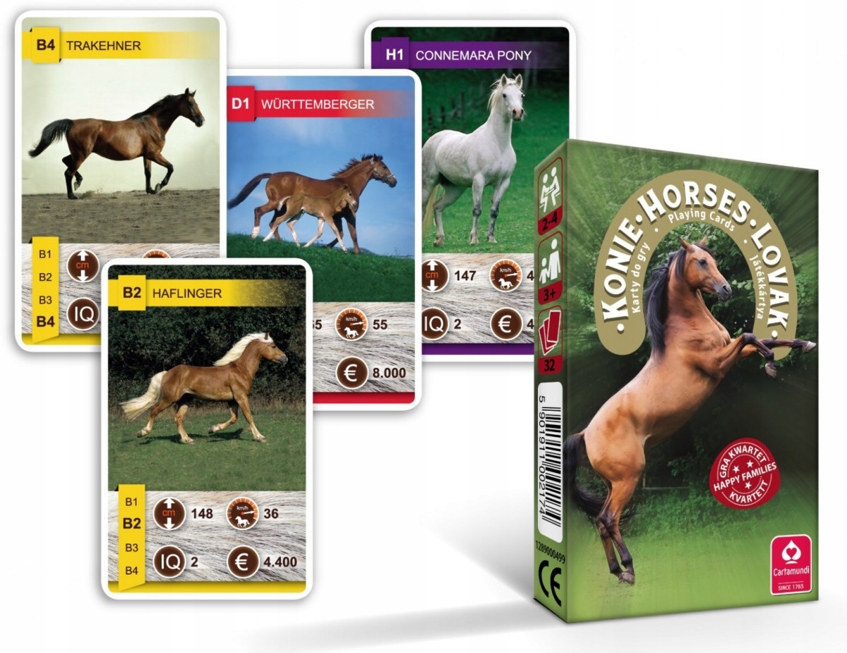 

Gra Animal Trumps Konie karty do gry z koniami