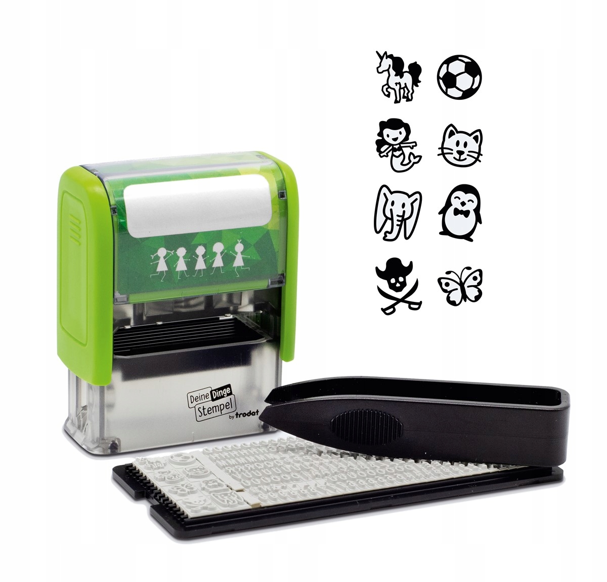 Kreatywna PIECZĄTKA artystyczna DZIECIĘCY ZESTAW kreatywny TRODAT stemple