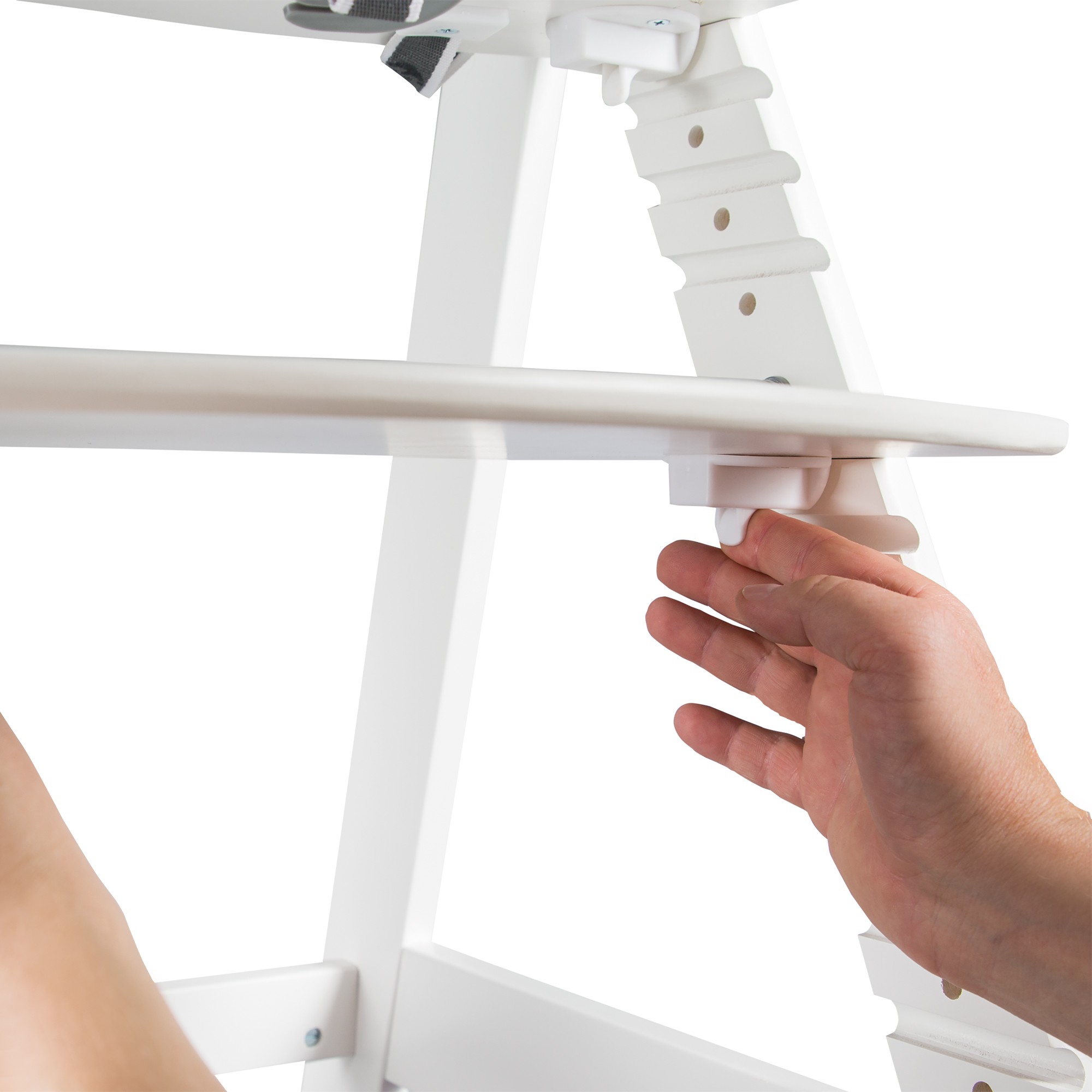 Roba krzesełko Sit Up Click białe Szerokość produktu 44.5 cm