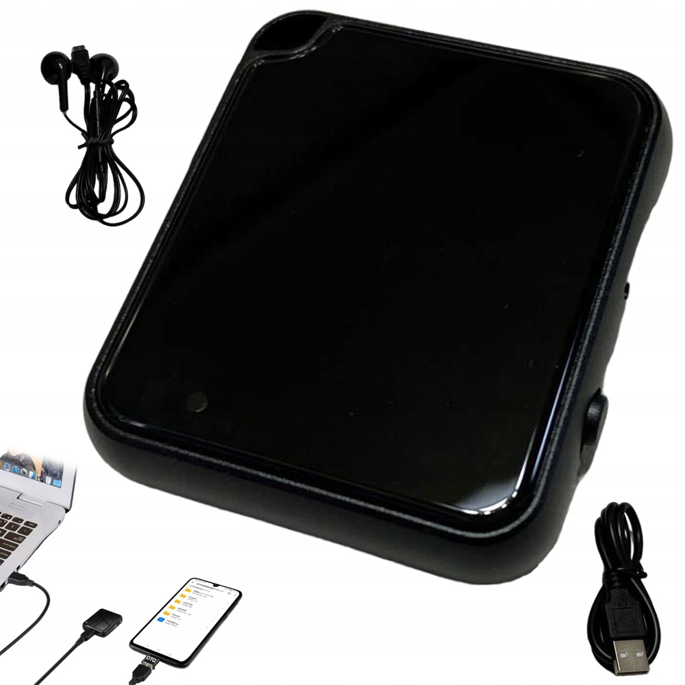 Špionážní Diktafon Skrytý Odposlech MP3 Přehrávač Diktafo Detekce 16 Gb