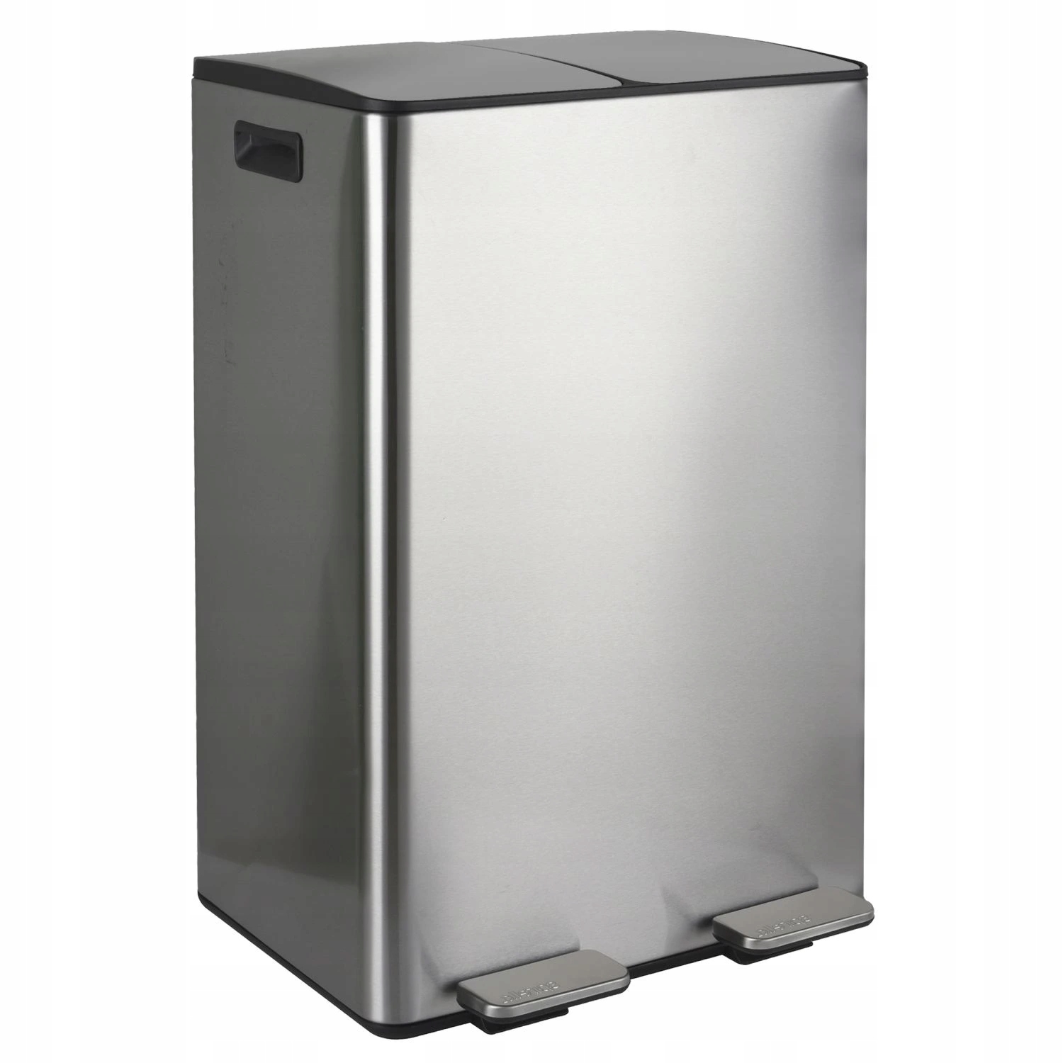 Levně Spirella pedálový odpadkový koš na tříděný odpad Aliya, kartáčovaná nerez o