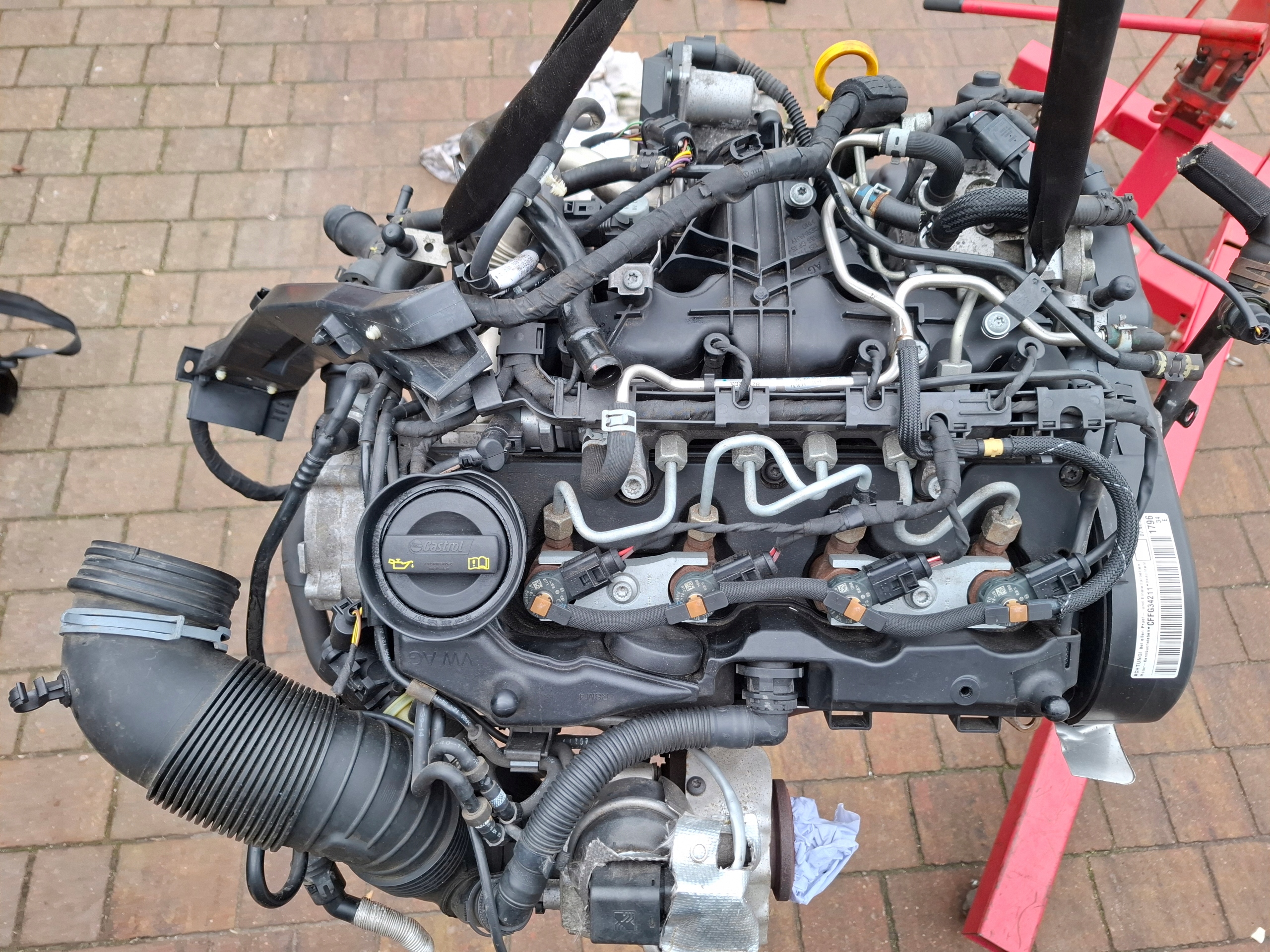 engine CFF CFFB CFFG 2,0 TDI VW TIGUAN and LIFT 140 KONI 14r