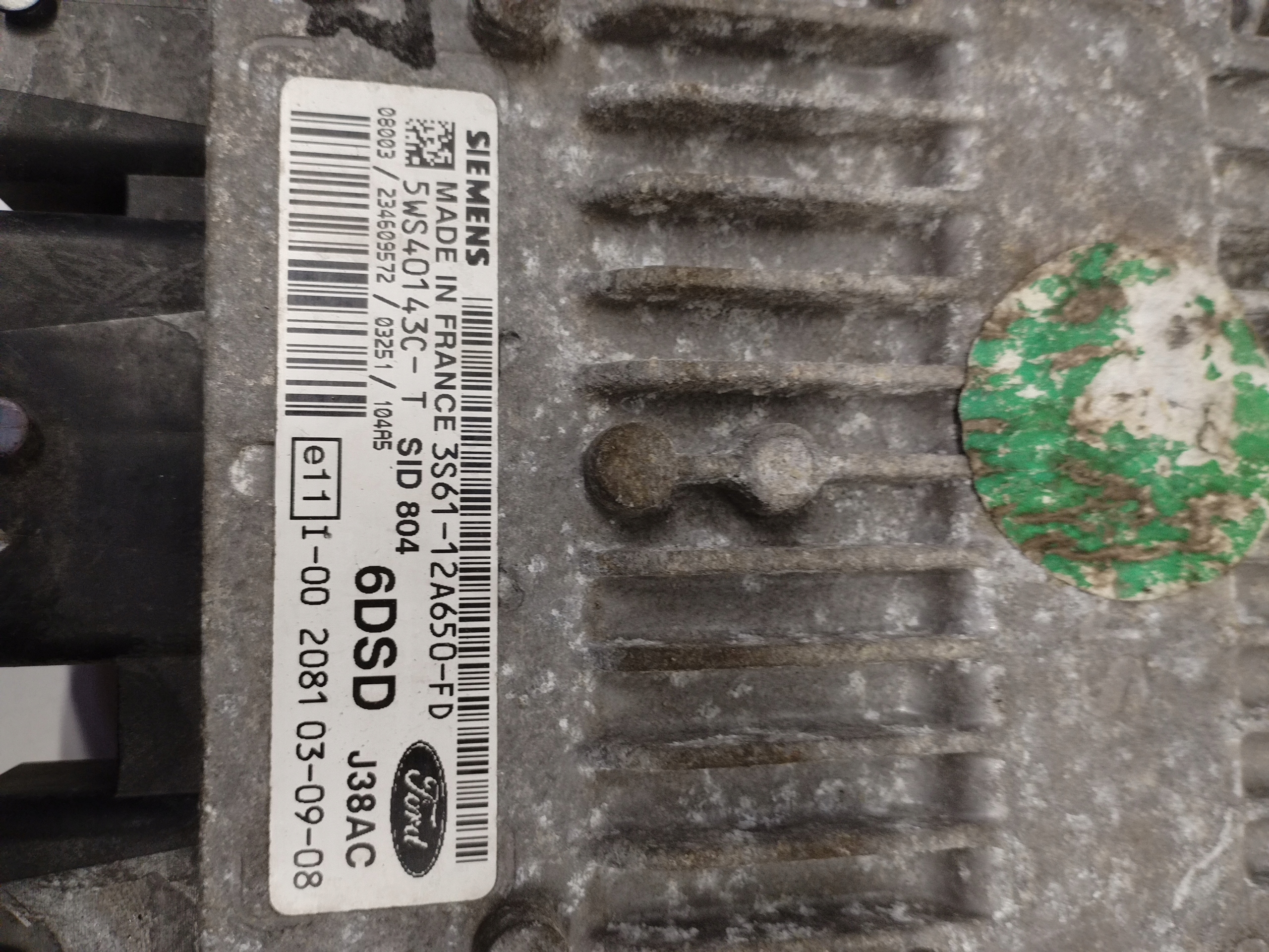 Computer Bedienteil DES MOTORS Ford Fiest 3S6112A650FD