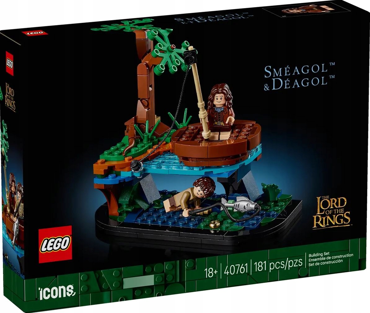 Lego Icons 40761 Pán prstenů Pán prstenů Smeagol a Deagol
