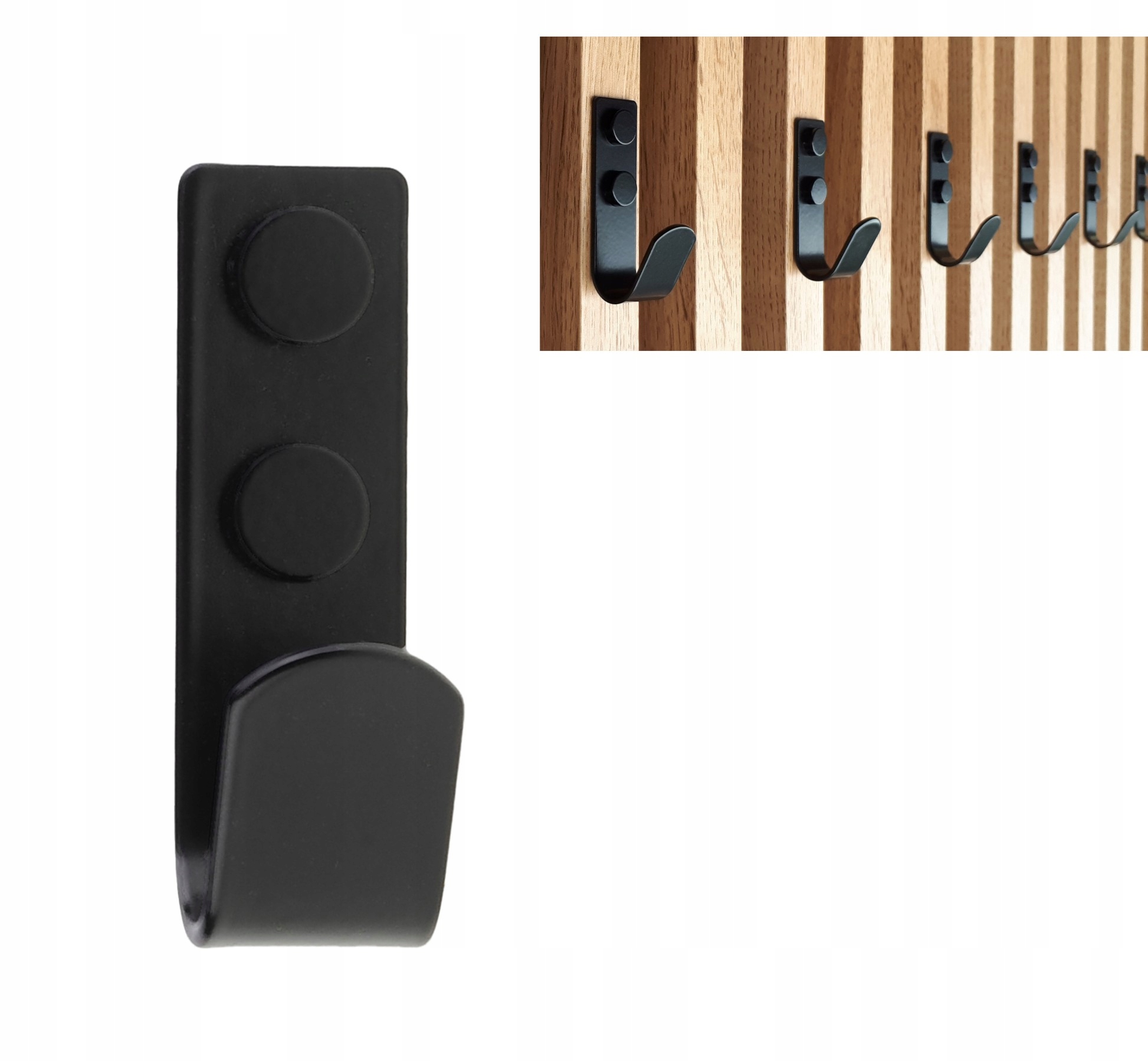 

Wieszak scienny na ubrania haczyk lamele Loft