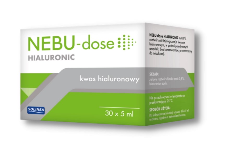 SÓL FIZJOLOGICZNA Nebu-Dose Hialuronic 30x5ml NaCl