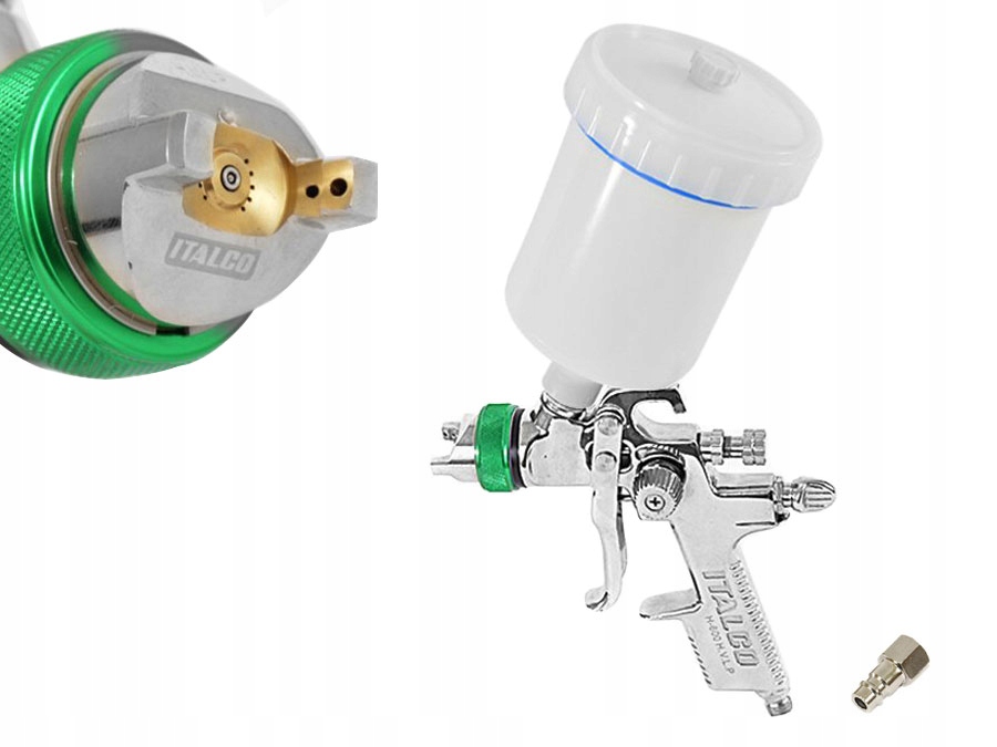 Lakýrnicka pištoľ Italco Hvlp, tryska 1,8 mm, nádržka 600 ml