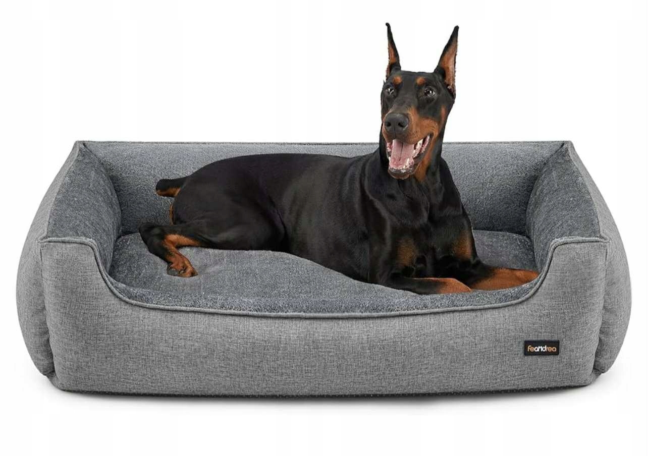 Levně Pelíšek pro psa Feandrea PGW013GG XL 120 × 90 × 30 cm – světle šedý