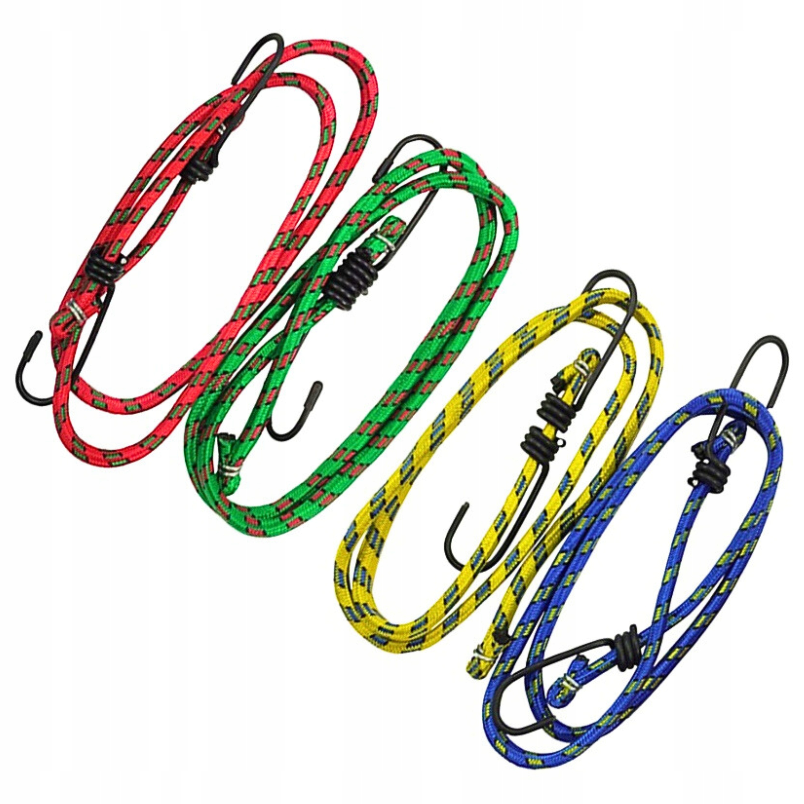 Gumy linki bagażowe do mocowania bagażu bagażnik elastyczne 4 szt. 90cm