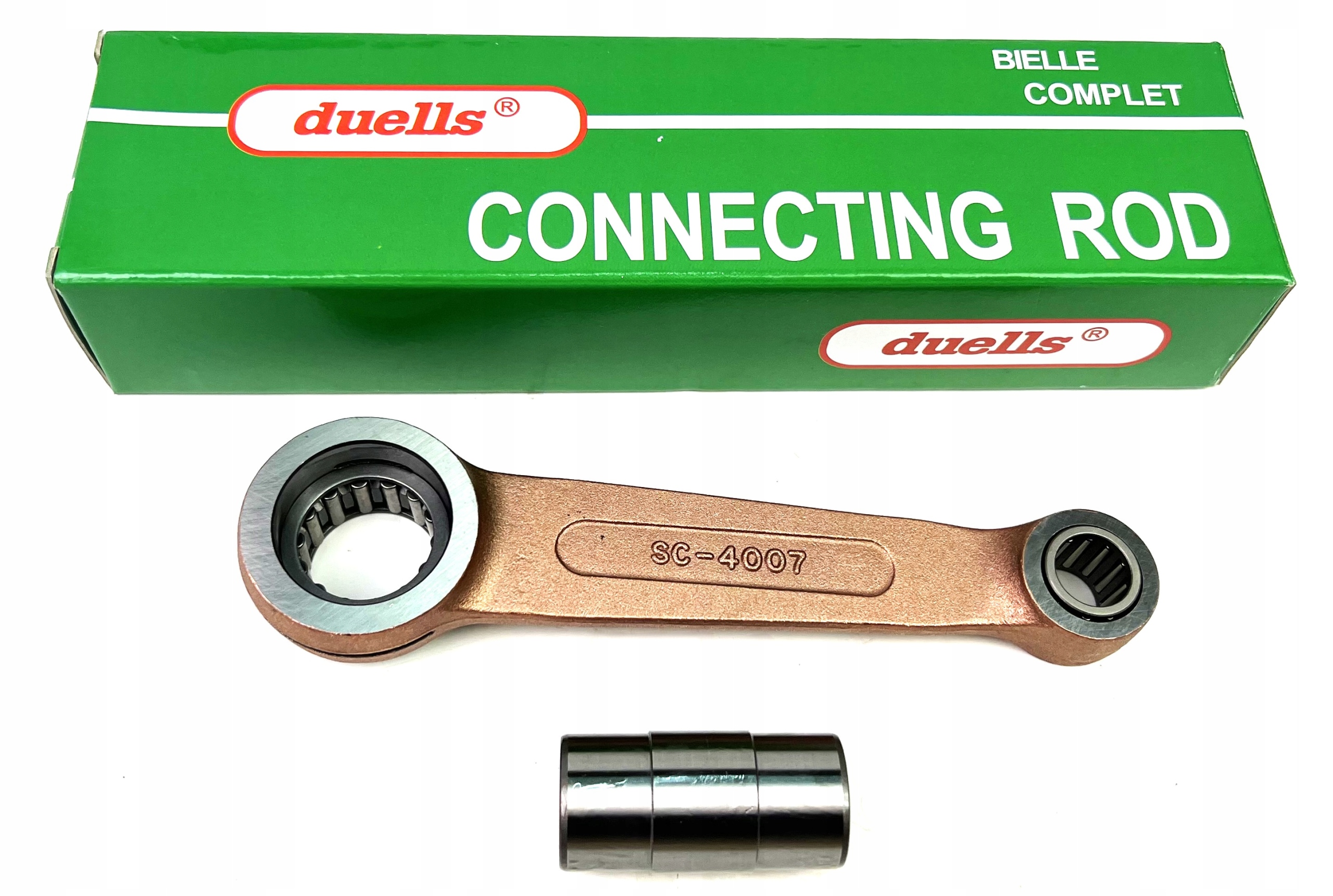 Korbowód Wsk 125 czop 21,2 mm Duells