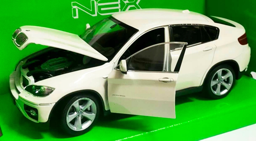 Welly Kovové Auto Otevírací Dveře Bmw X6 beta Model Sběratelský
