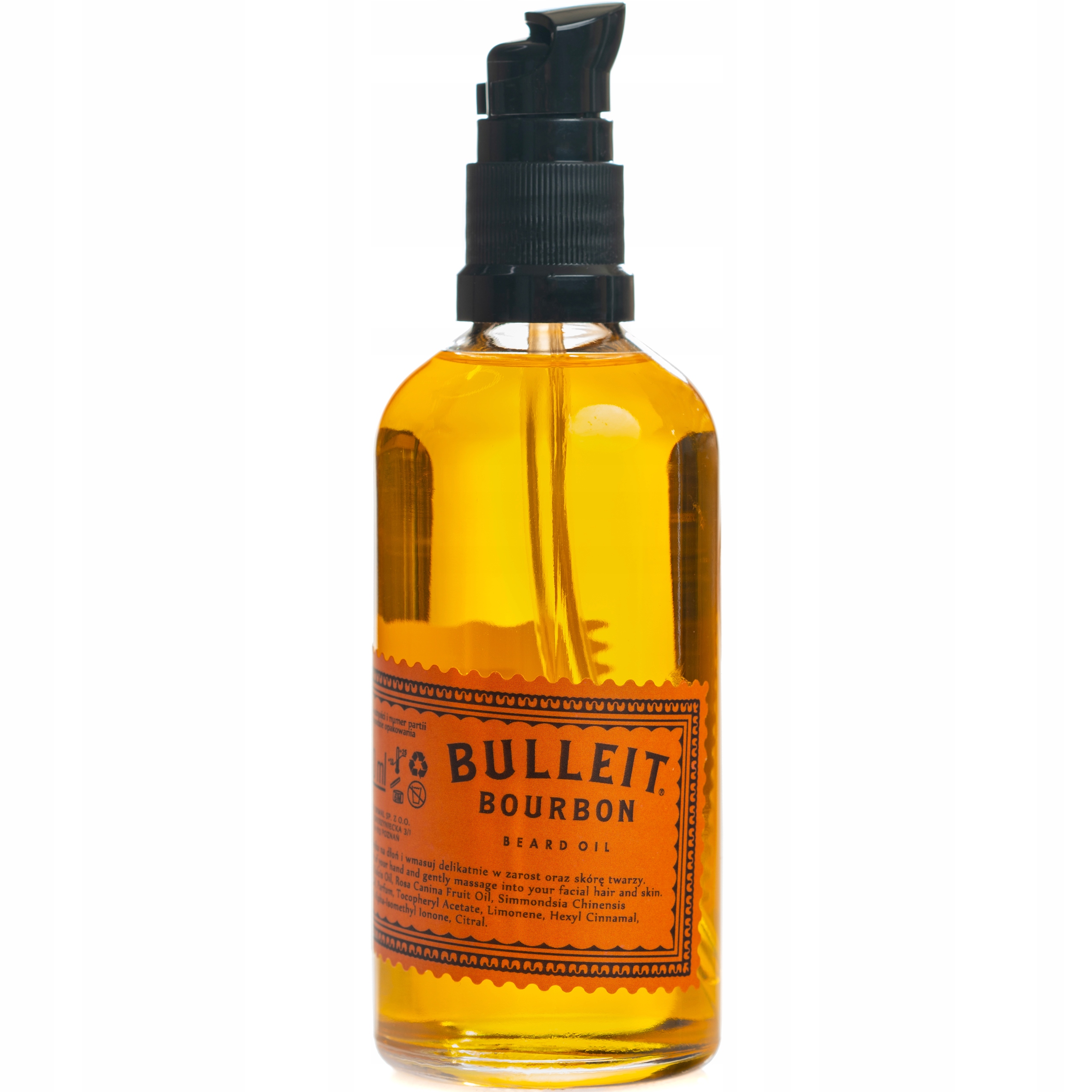 Pan Drwal Barberský olej na vousy Bulleit 100 ml