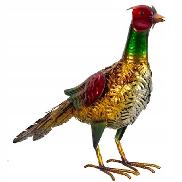 Bażant Dekoracja do ogrodu metalowa Ozdoba Jak żywy!!!