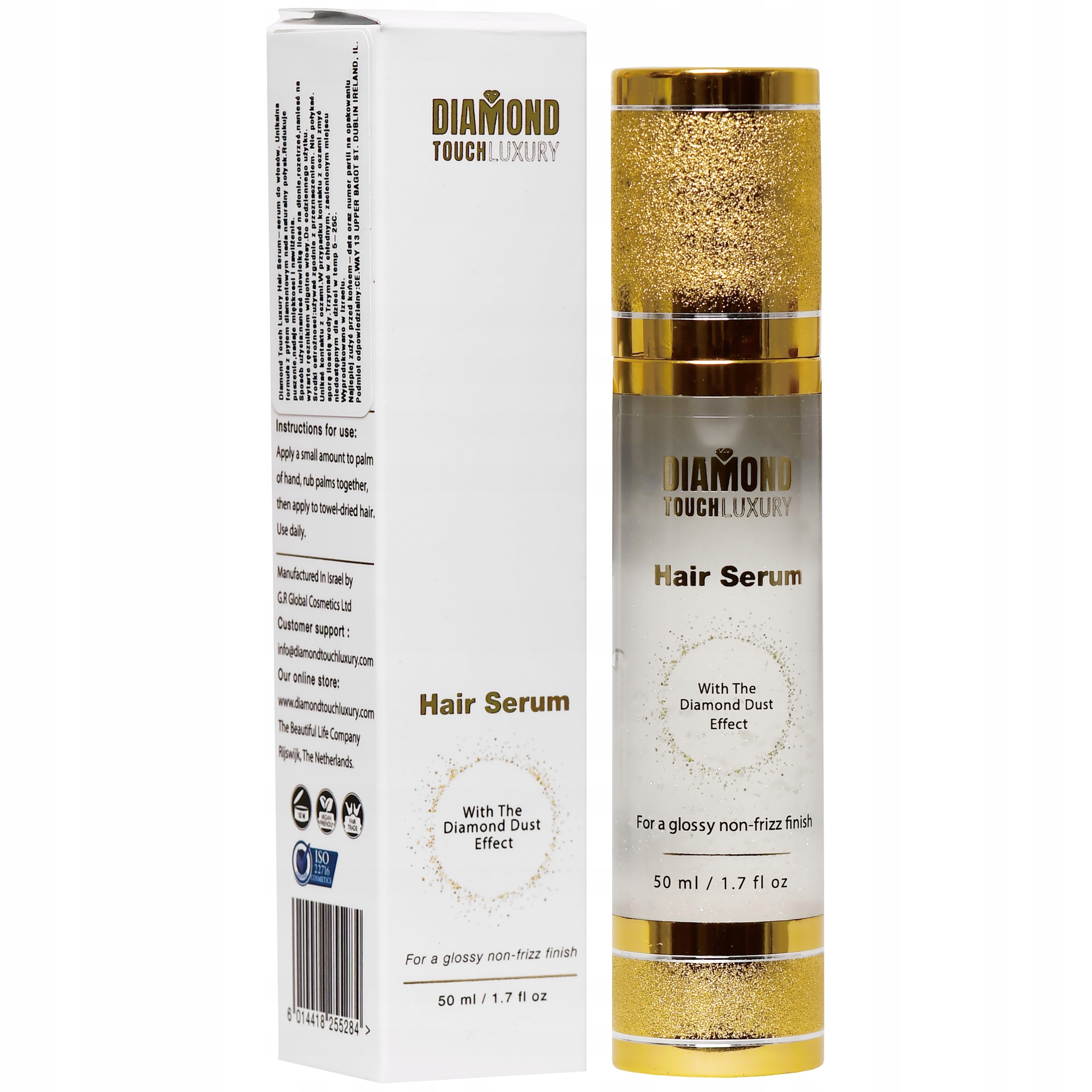 Diamond Touch Luxury Hair Serum – rozjasňující sérum na vlasy, 50 ml