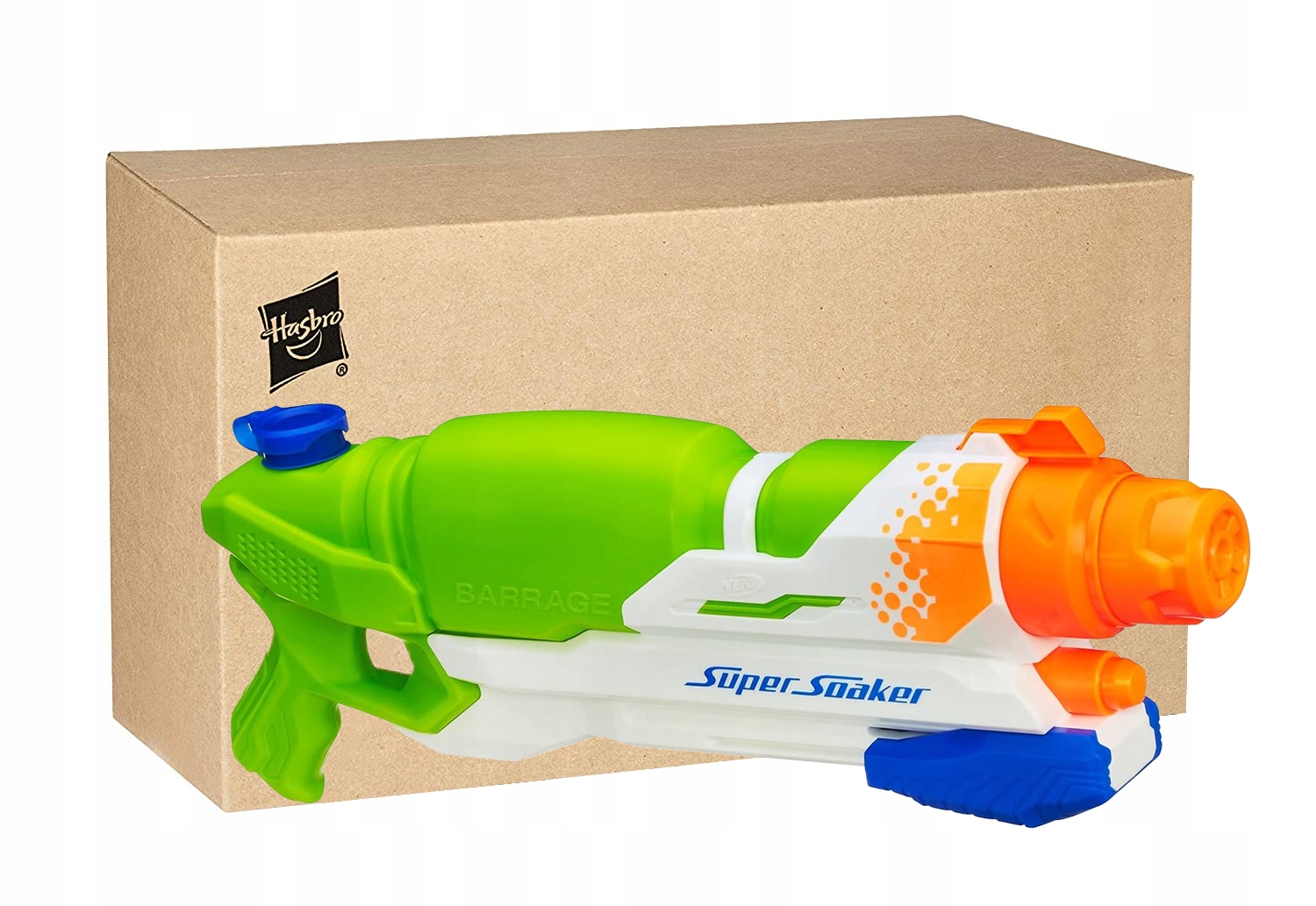 NERF SOAKER BARRAGE PISTOLET NA WODĘ 3 TRYBY 2,4L Wiek dziecka 7 lat +