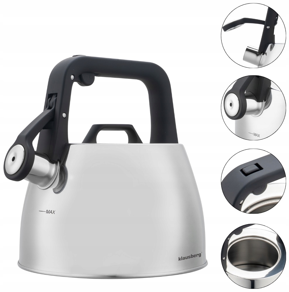 Konvice Klausberg 2,5L KB-7914 – klasika v moderním provedení Indukce plynu