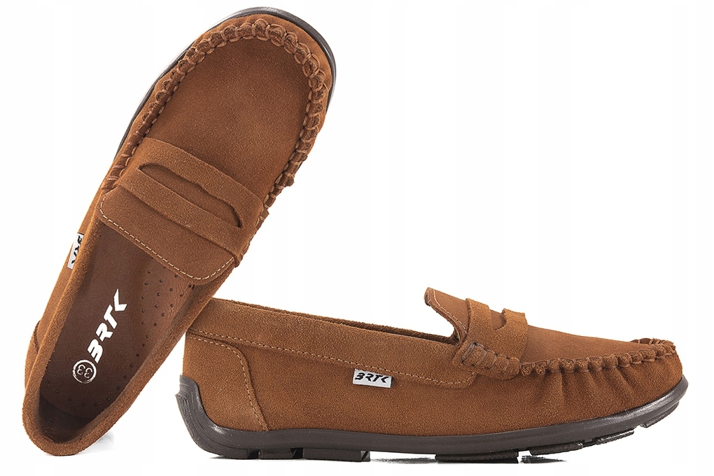 

Bartek 15338010 Półbuty Chłopięce Mokasyny rude 28