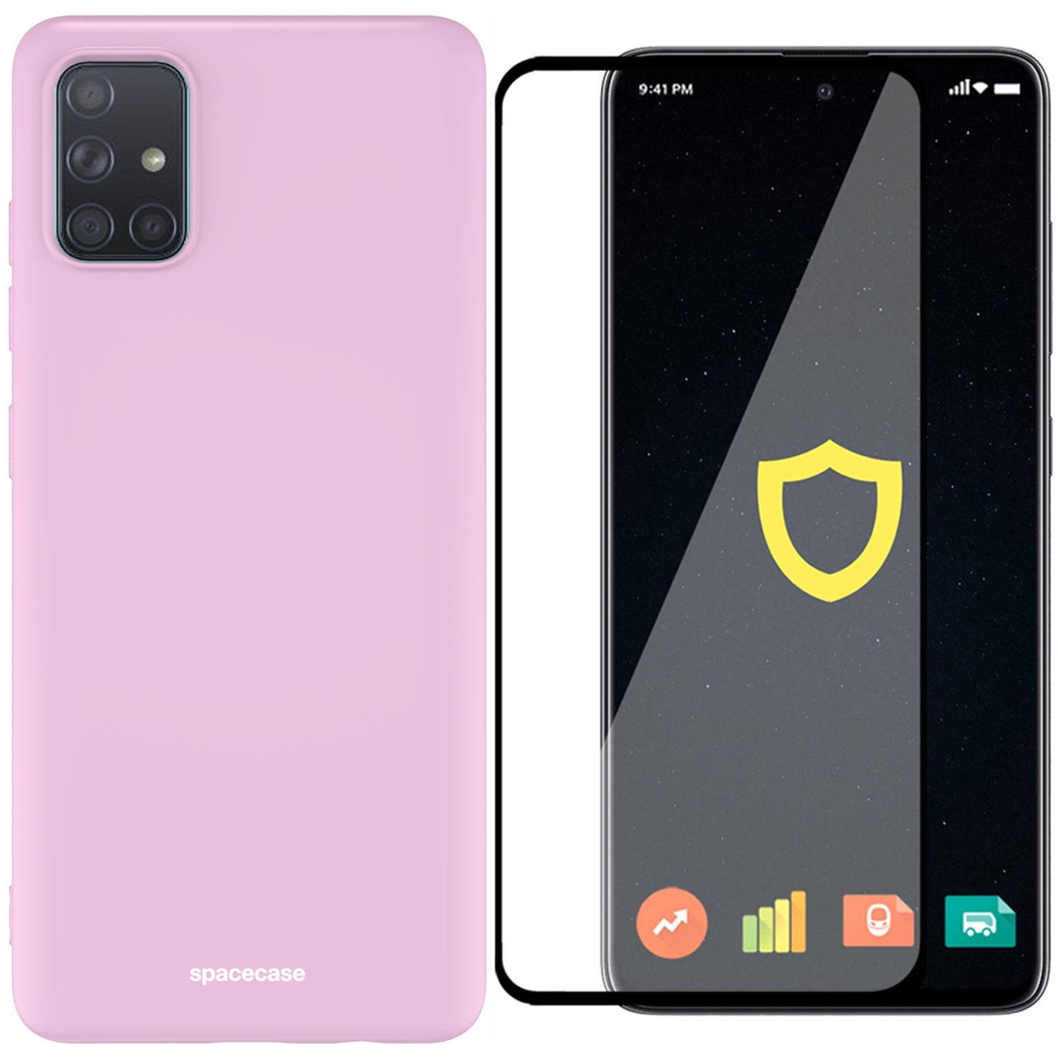 

Etui Case Matowe SpaceCase do Galaxy A51 +Szkło 5D