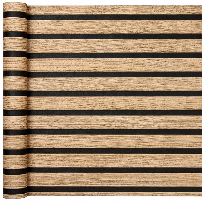 

tapeta papierowa w jasnobrązowe Lamele lamelki