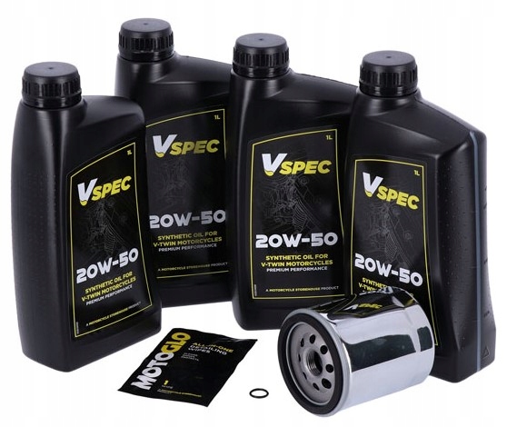 Sada s filtrom na výmenu oleja 20W50 4L Harley 99-16 Touring; Trike