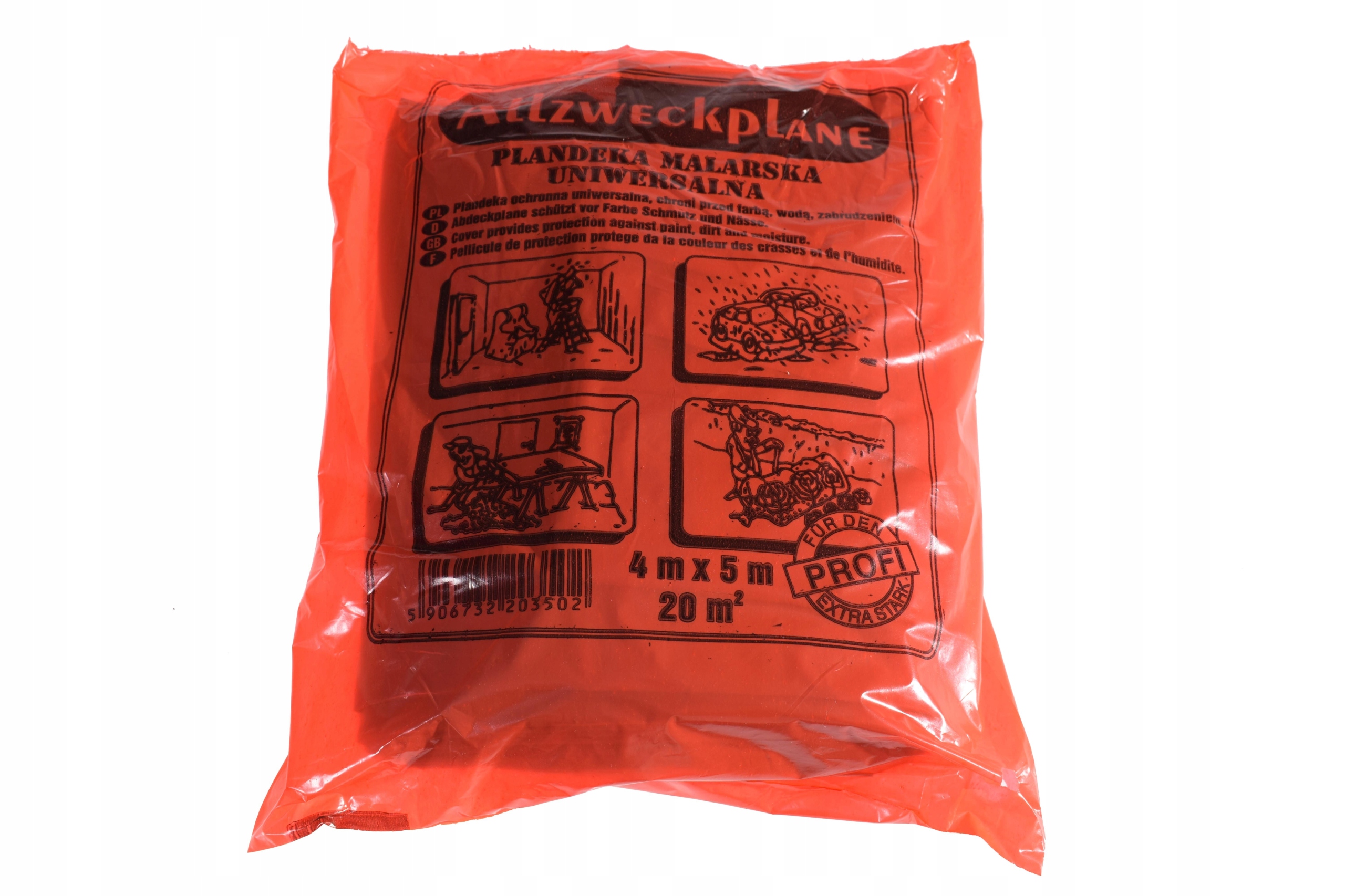 

Folia Malarska Gruba Budowlana Ochronna 4mX5m 1000