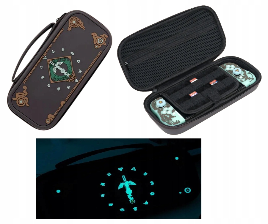 Nintendo Switch Pouzdro Premium Ns Oled Svítící Pouzdro Zelda: Lost Ruins