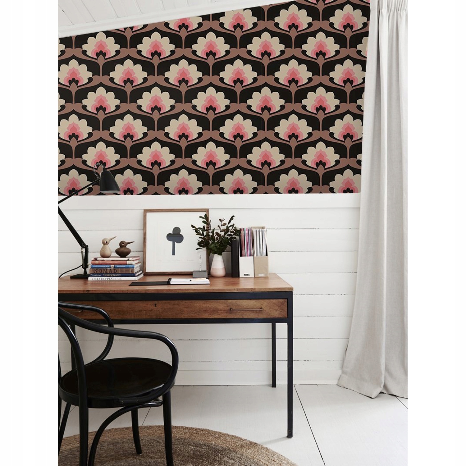 

Tapeta flizelina Kwiecista tekstury 104x70 + klej