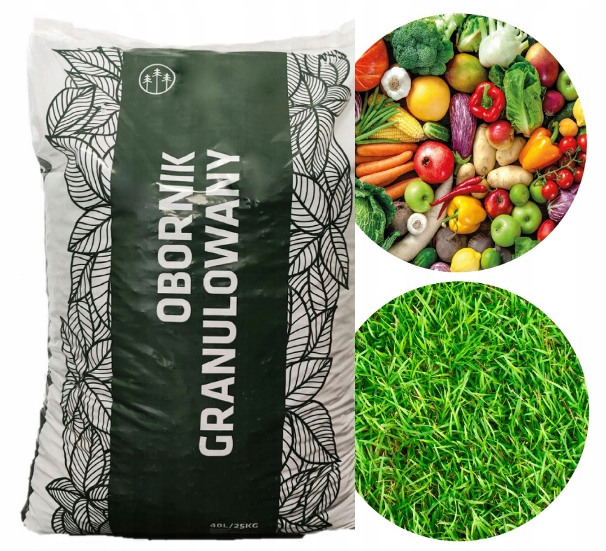 

Obornik Granulowany Naturalny Nawóz Eko 25KG 40L