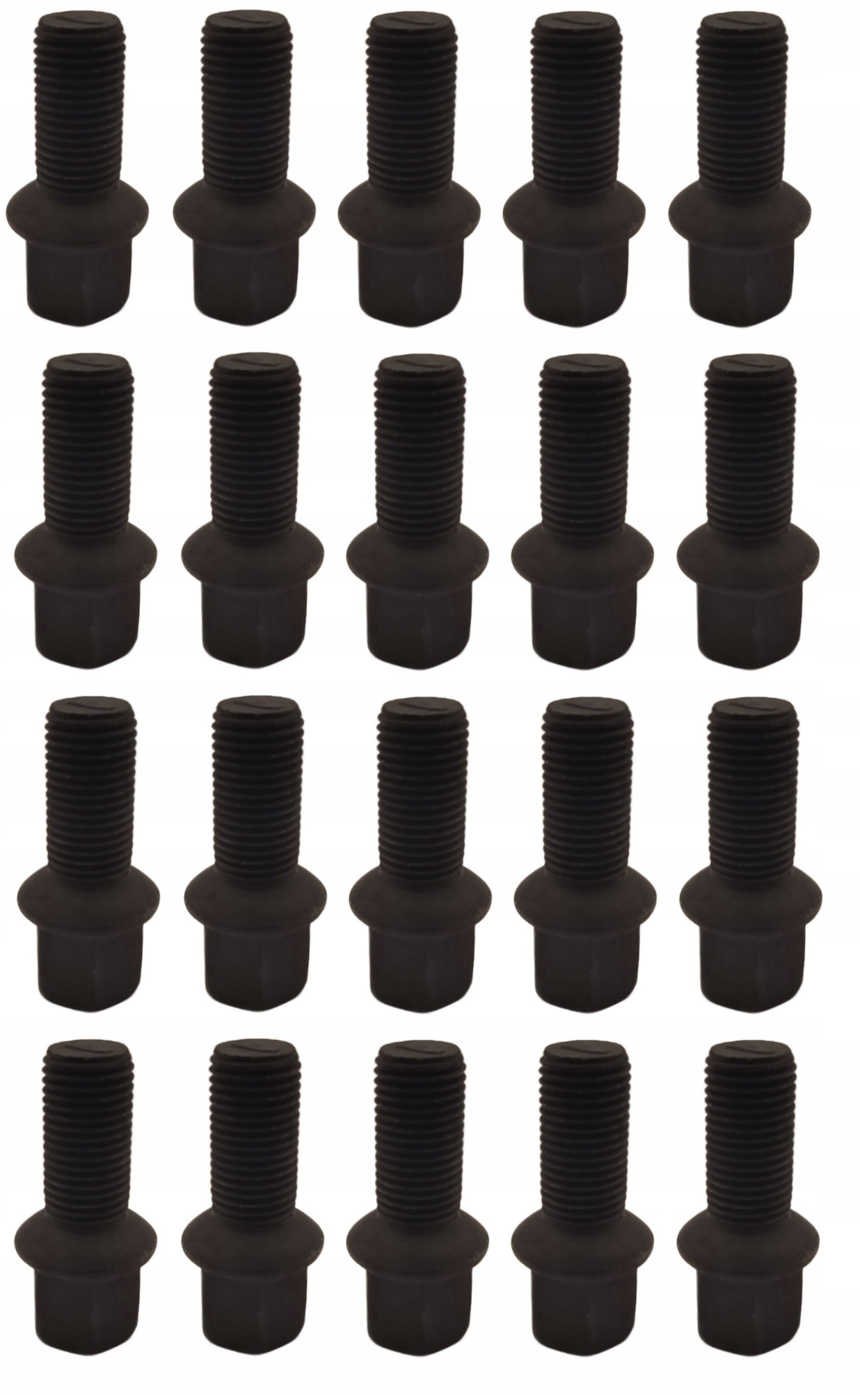 Černé šrouby Passat Bora Golf Polo Seat Mercedes Audi Škoda 14x1,5x27 20
