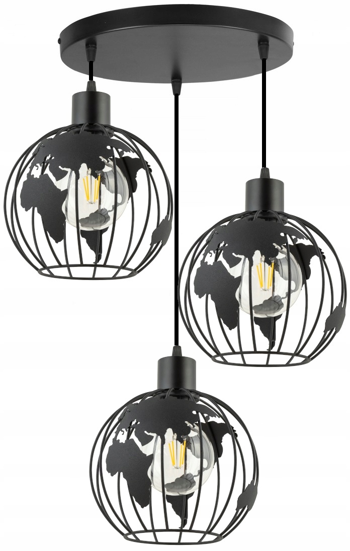 

Lampa Wisząca Sufitowa Żyrandol Globus Led Loft