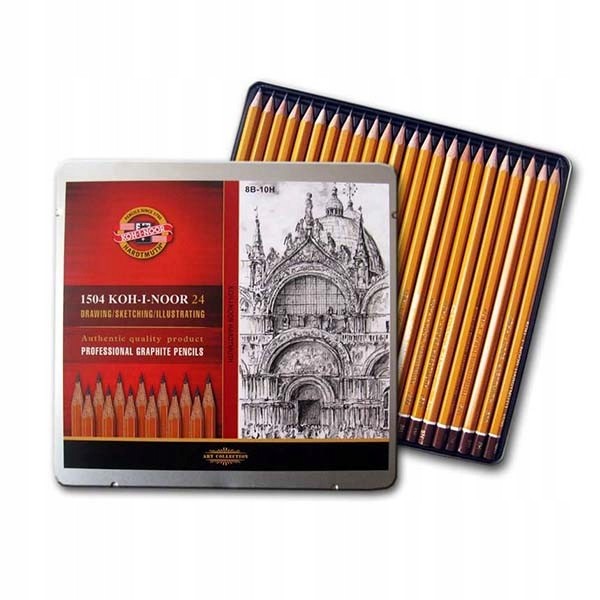 Sada Skicovacích Tužek Koh-i-noor 8B-10H