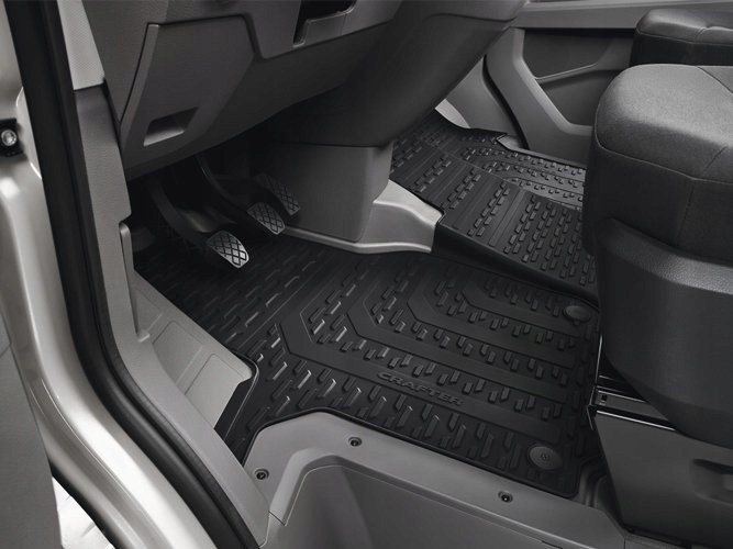 Vw Oe Oryginalne Dywaniki Przód Crafter 3 Szt guma